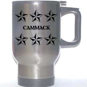  Personal Name Gift   CAMMACK Stainless Steel Mug (black 