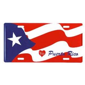  Puerto Rico Flag License Plate 