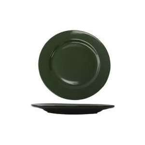 International Tableware, Inc. Cancun Green Rolled Edge Plate 12 