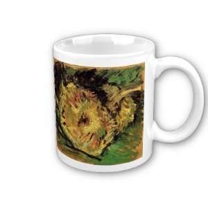  Two Cut Sunflowers by Vincent Van Gogh Coffee Cup 