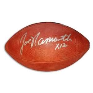  Joe Namath Signed NFL Football: Everything Else