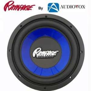  RAMPAGE by AUDIOVOX 700 WATT 10 INCH SUBWOOFER: Car 