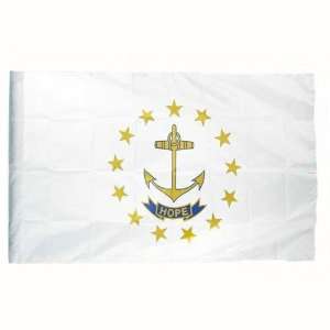  Rhode Island Flag 2X3 Foot Nylon PH: Patio, Lawn & Garden