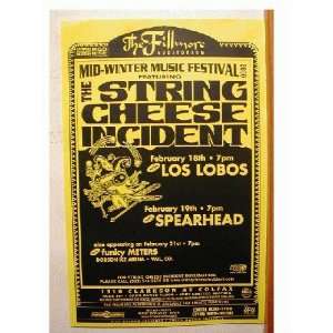  2 String Cheese Incident Handbills Handbill The poster 