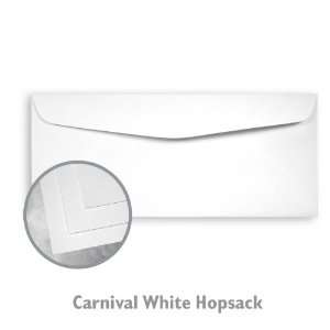  Carnival Hopsack White Envelope   500/Box: Office Products