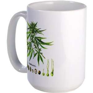 Cannabis Sativa L. Hobbies Large Mug by CafePress