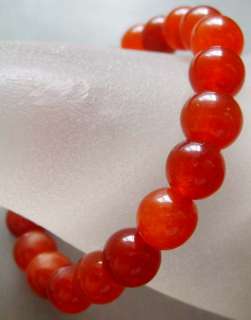Red Jade Beads Tibetan Buddhist Prayer Wrist Mala  
