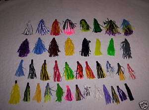 Lot of 400 VINYL SKIRTS hula popper, jigs orspinners  