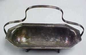 1883 F.B.Rogers Silver Co. Relish/Pickle Dish  