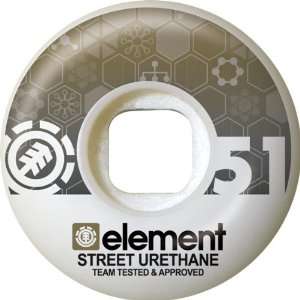  Element Atomic 51mm Street Skate Wheels