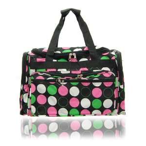  Multi Polka Dots Print Duffle Dance Cheer Gym Bag Large 22 