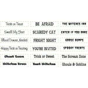   Stampers Original Stamps   Halloween Mini Sentiments 