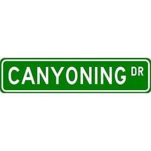  CANYONING Street Sign   Sport Sign   High Quality Aluminum 