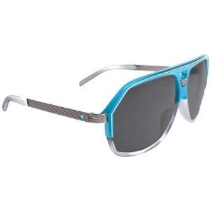     Light Blue/Clear with Chrome Temples/Grey / One Size Fits All