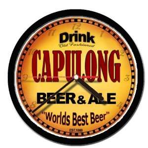  CAPULONG beer and ale cerveza wall clock: Everything Else