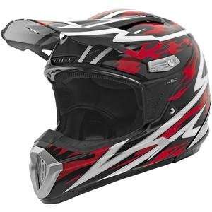  KBC PRO X Backfire Helmet   2X Large/Black/Red Automotive