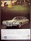 1972 cadillac classic car golf theme photo ad expedited shipping