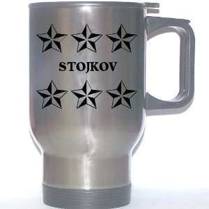  Personal Name Gift   STOJKOV Stainless Steel Mug (black 