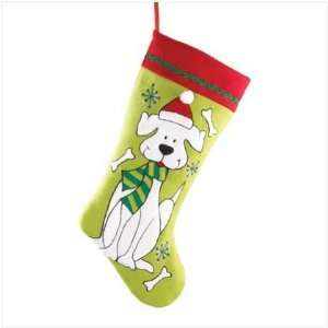  Plush Dog Stocking #37396: Home & Kitchen