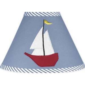  Come Sail Away Lamp Shade by JoJo Designs Red: Baby