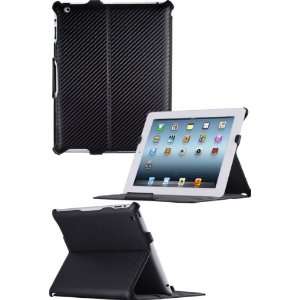  Carbon Flip Stand Case For iPad 2 / The new iPad 3   Black Carbon 