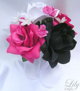   Bouquet Centerpiece Garland Pew Bow Flower Ball Silk Flower  