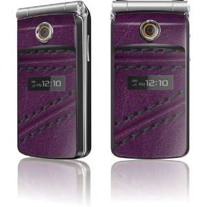  Leather Stitch Eggplant skin for Sony Ericsson TM506 