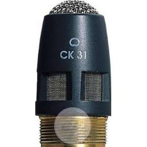  AKG CK31 Cardioid Pattern Capsule, Black Musical 
