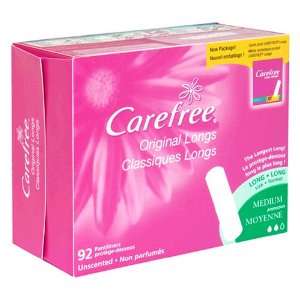  Carefree Pantiliners for Medium Protection, Long Size 