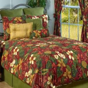  Carib Floral Twin 3 Piece Bed Set By Victor Mill: Home 