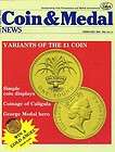   NEWS FEB 1985 GEORGE MEDAL HERO   CALIGULA COINAGE   VARIANTS OF £1