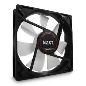  NZXT FX 120MM 2600 RPM Enthusiast Fan Series   Black/White (FX 