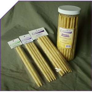  Cylinder Works Plain Beeswax Ear Candles 50 Cylinders 