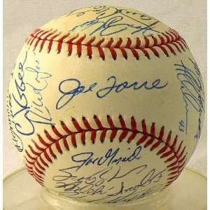  1998 NY Yankees Autographed World Series Baseball Sports 