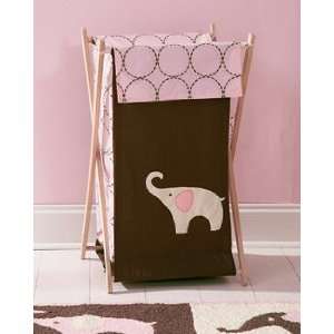  Carters Pink Elephant Nursery Clothes Hamper: Baby