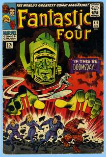 FANTASTIC FOUR # 49 Stan Lee·Jack Kirby MARVEL·1966·VG  