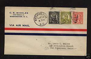 US 588 590 all stamps on one first day cover nice  