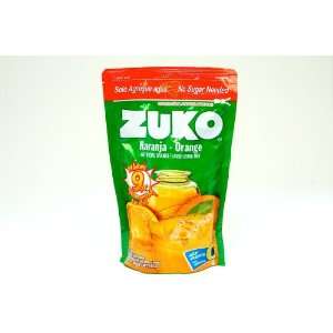 Zuko Orange Flavor Powder Mix Drink 14.1 oz (8.6 Liters)  