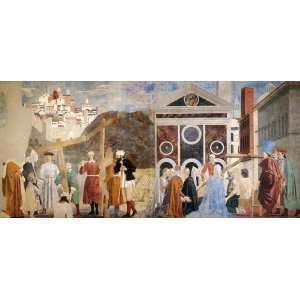  FRAMED oil paintings   Piero della Francesca   24 x 10 