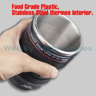 Canon Camera 5D 60D 550D EOS 24 105mm Lens Cup Mug Stainless Steel 