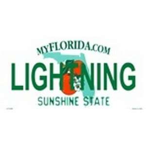  Florida State Background License Plates   Lightening Plate 