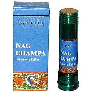  Nag Champa   Nandita Incense Oil/Roll On   1/4 Ounce 