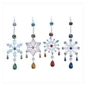  Jeweled Snowflake Ornaments #34657
