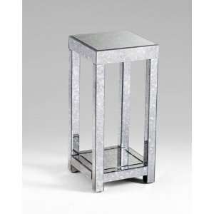   Design 05029 Antiqued Mirror Large Stanwick Side Table: Home & Kitchen