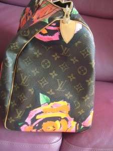 LOUIS VUITTON ROSE STEPHEN SPROUSE KEEPALL 50 BAG PINK  