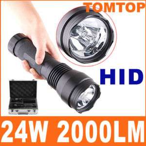 24W HID Xenon Spotlight 2000 Lumens Flashlight Torch  