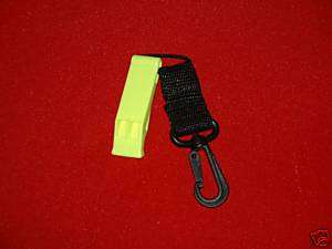 NewBC SAFETY WHISTLE With Swivel Clip (Y)  