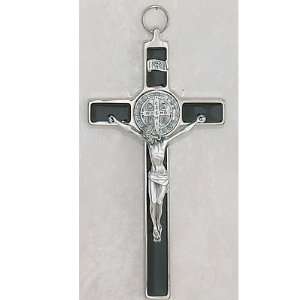   EPOXY ENAMEL ST. BENEDICT SPECIALTY CRUCIFIX WALL CROSS MADE IN ITALY
