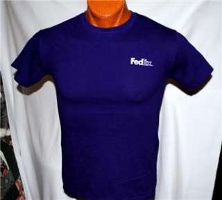   FEDEX T SHIRT FEDEX PURPLE NICE, CLEAN AND FRESH FEDEX CARES Size S