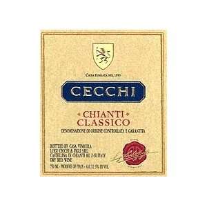  Luigi Cecchi & Figli Chianti Classico 2008 750ML: Grocery 